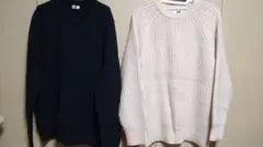 ライトウェイトローゲージクルーネックセーター