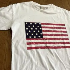 【美品】グッドウエア星条旗ポケットTシャツSのサムネイル