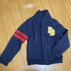 プチバトーP スナップ付きカーディガン 110cm ネイビー