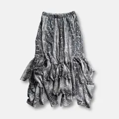 00s Python Layered Frill Skirt フェアリーグランジのサムネイル
