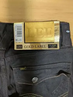 Lee GOLD LABEL フレアカット デニムパンツ W29 ブラック系