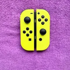 ジョイコン Joy-Con 純正 ネオンイエロー 左右セットY1Y-8【超美品】