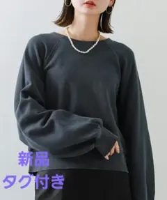 ピグメントクロップドスウェット