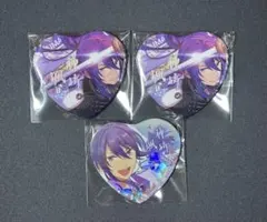 あんさんぶるスターズ‼︎ 神崎颯馬 ハート型 缶バッジ とるパカ 3個セット