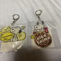 スヌーピー アクリルキーホルダー2点セット