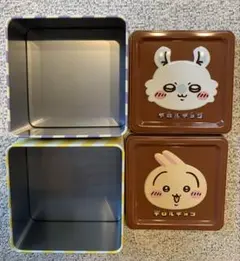 ※空き缶のみ　うさぎ　モモンガ　2個セット　チロルチョコ ちいかわ 迅速発送♪