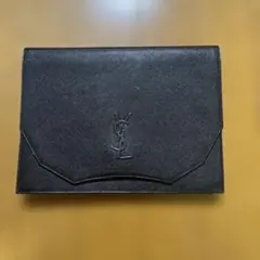 YSL ブラックレザークラッチバッグのサムネイル