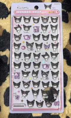 Kuromi●ボンボンドロップシールmini