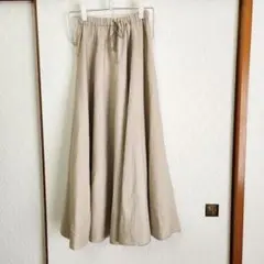 ルカ　レディラックルカ 麻100%　マキシスカート　丈92cm