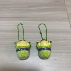 サンリオキャラクター　ポムポムプリン白菜キーホルダー 2個セット