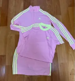 adidas ゴルフ　ピンク セットアップ　3点セット