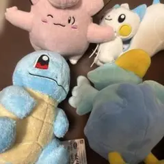 ポケモン ぬいぐるみ4体セット ゼニガメ ピッピ パチリス コアルヒー プライズ