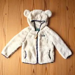 L.L.Bean ハイパイル・フリースフーディー　耳付き2T キッズ・ベビー