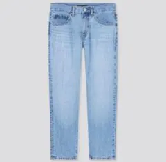 ユニクロ　リラックステーパードアンクルジーンズ　ブルー　25インチ