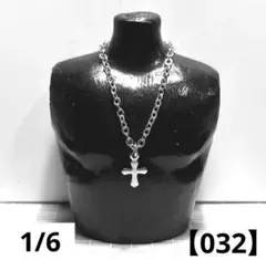 1/6サイズ シルバー クロス ペンダント
