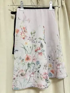 バイプリエ BYPLIE 花柄 バレエスカート