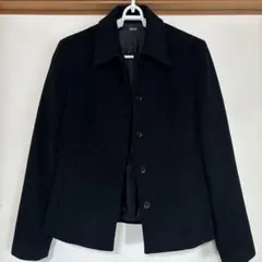 ef-de 黒 アンゴラコート ジャケット