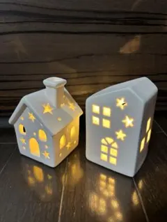 カルディ　セラミックハウスライト　2点セット