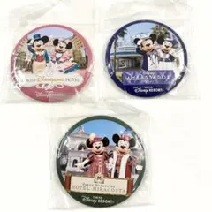ディズニー 缶バッジ ミラコスタ アンバサダーホテル ディズニーランドホテル