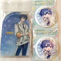 鷹城恭二 ピエール 渡辺みのり 缶バッジ Beit フィギュアメーカーGift -ミニッチュ アイドルマスター SideM ビッグ缶
