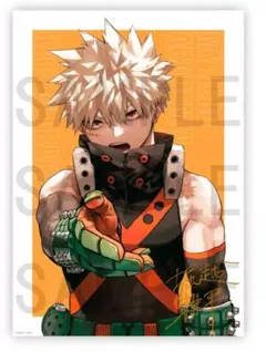 僕のヒーローアカデミア 爆豪勝己 A3 リッチポスター