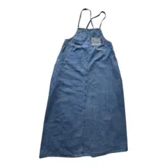 デニムキャミソールロングワンピース