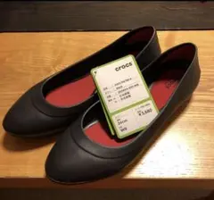 crocs クロックス フラットシューズ ブラック 24cm レインシューズのサムネイル
