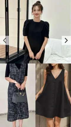 3点セットbirthdaybashバースデーバッシュツイードワンピース＆トップス