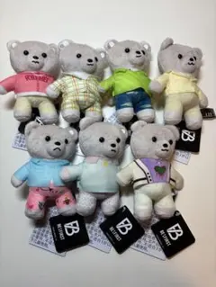 BE:FIRST くま 7種 コンプリート ぬいぐるみ マスコット BGB