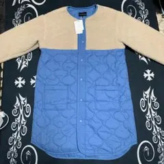 キルティングコート ボア