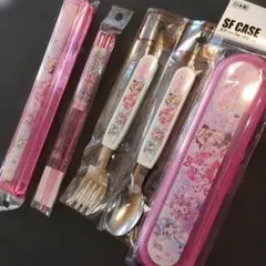 新品　名探偵プリキュア！　５点セット　お弁当　箸　フォーク　スプーン
