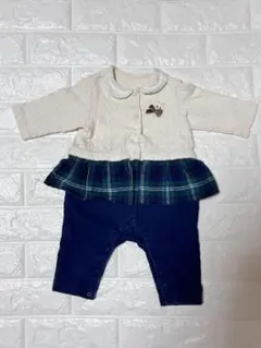 ミキハウス　チュニック風ロンパース　70