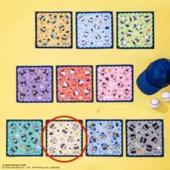 タイトーくじ　侍ジャパン　サンリオ　ハンドタオル　はなまるおばけ　E賞