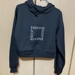 EGOIST フード付きクロップドパーカー L