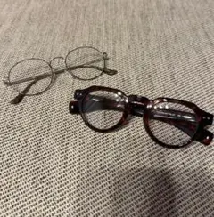 メガネ2点セット シルバー&べっ甲柄