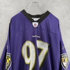 Reebok BALTIMORE RAVENS Gregg♯97 ゲームシャツ