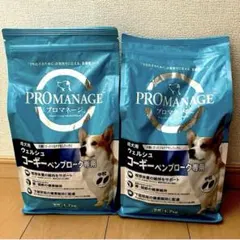 プロマネージ コーギー専用 成犬用 1.7kg 2袋セット　ドッグフードのサムネイル