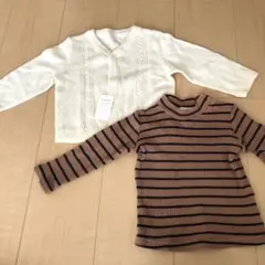 COMME CA ISMカーディガン&branshesトップス 2点セット