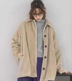 シーズンオフなのでお値下げ中！JEANASIS ファーステンカラーコート