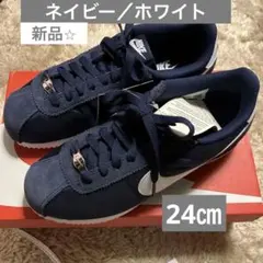 未使用タグ付き⭐︎NIKE コルテッツ スニーカー ネイビー×ホワイト