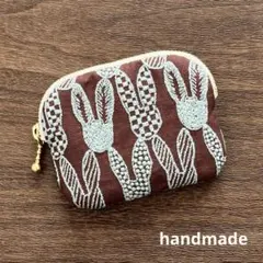 ミナペルホネン　手縫いハンドメイド　　ミニポーチ126