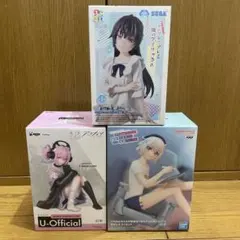 有希　彩ましろ　アークナイツ　フィギュア3個セット