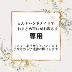 とん＊ハンドメイド❣️おまとめ買いがお得様専用　宛名シール3点おまとめ
