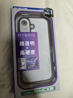 iPhone16　スマホ　ケース　カバー　グレー　835 ELECOM　クリア