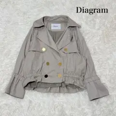 ユミスプリングス様専用　美品　Diagram　ドルマントレンチジャケットのサムネイル