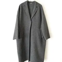 Mila Owen ウール混テーラードコクーンコート