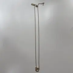 COACH クリスタル付きフック型ネックレス