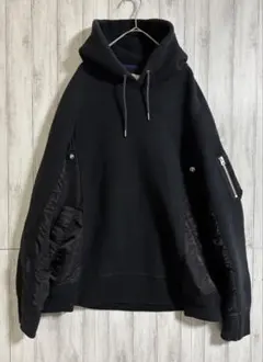 sacai Sponge Sweat MA-1 ドッキング 再構築 スウェット - メルカリ