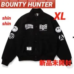 【希少】美品 日本製 バウンティーハンター スタジャン 黒 M 袖レザー 2025年最新】BOUNTY HUNTER スタジャンの人気アイテム - メルカリ