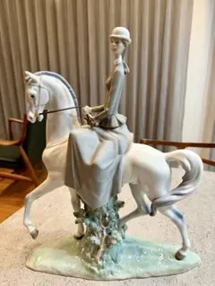 LLADRO リヤドロ　白い馬の少女　ユキ様専用